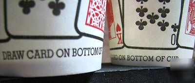 Draw poker 12 oz paper hot cups game texas playing card