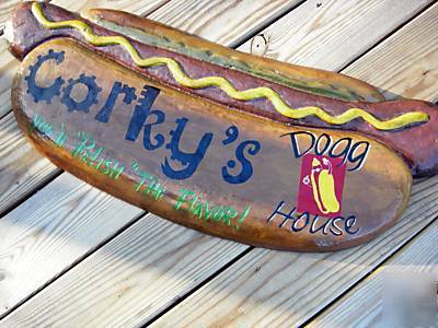 Giant 3 ft + wood ice cream cone sign personalized free