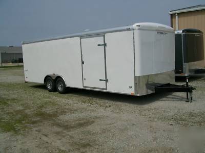 8.5X24 car hauler stealth intruder round top/front