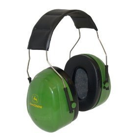 John deere green professional earmuff ear protection 