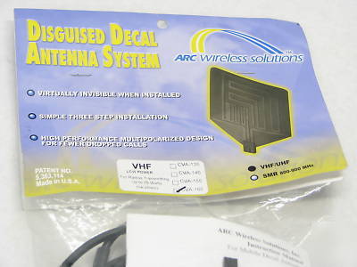 New arc wireless cva-165 mobile decal radio antenna 
