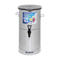 New bunn 4-gallon oval tea beverage dispenser brand 