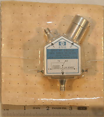 Agilent/hp 8761B-575 spdt coaxial switch dc-18 ghz