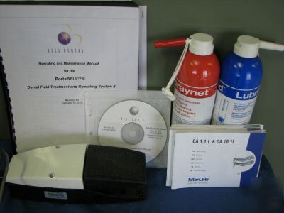 Bell portabell ii dental field unit w/bienair elect.
