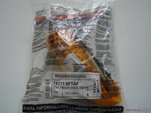 Miller HARNESST5111 6FTAF titan shock absorbing lanyard