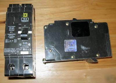Square d edb 15A 15 amp 2 pole 277 breaker EDB24015