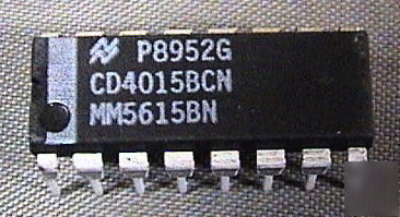 CD4015BCN national 16PIN dip (tube of 25PCS)