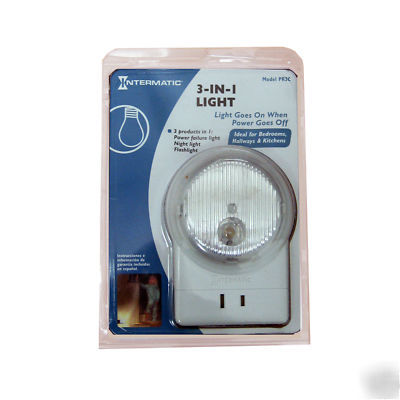 Intermatic PR3C 3 way power alert safety lighting