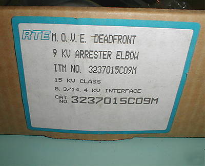 3 rte deadfront 9 kv elbow surge arrestor 3237015C09M