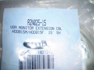 New vga belkin monitor extension cable, A2N025-15