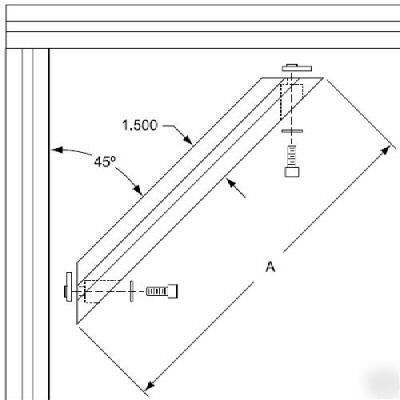 8020 aluminum 45 degree support 15 s 2531 n