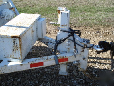 Electric cable dual reel trailer - tensioner brakes