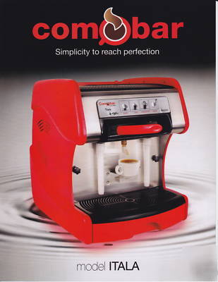 Comobar itala cappuccino latte espresso machine 