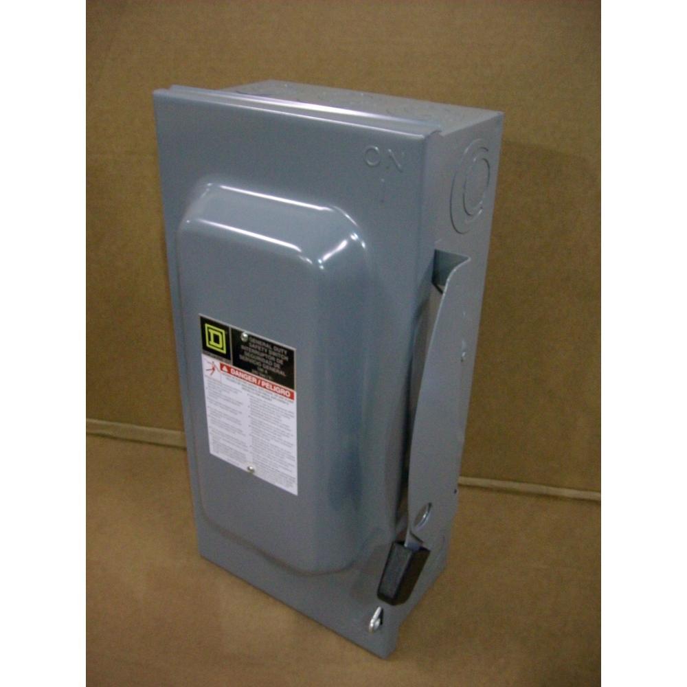 Square d DU323 safety switch/100A/non-fusable/3-pole
