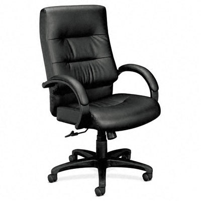 VL690 sers exe high-back leather chair black leather