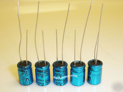 22UF-50V xicon bi-polar 85CÂ° electrolytic cap 5 pieces