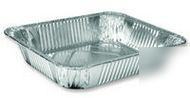 100 aluminum foil disposable steam table pans 1/2 size