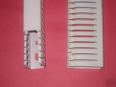 20PC-1X2.5X2M white hi densty panduit style wiring duct