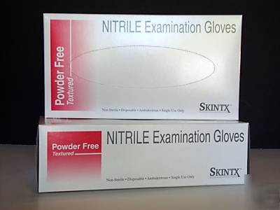 Nitrile exam gloves( non-latex) powder free full case 