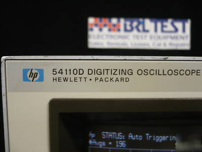 Hp 54110D digital oscilloscope, 1 ghz