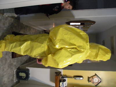Lakeland level b fully encapsulated hazmat coveralls