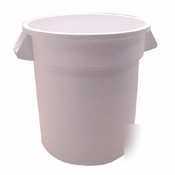 New bruteÂ® 10 gallon container without lid, white