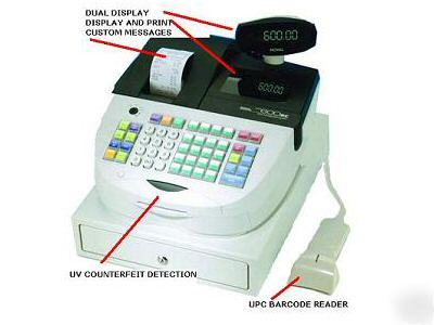 Royal 601SC cash register w/scan+$149 bar code printer