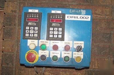 Drill line 8 function control panel box, MS320