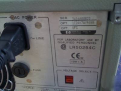 Hp agilent 89410A vector signal analyzer w many options