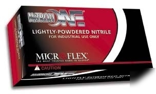 Microflex nitron one lightly-powdered : no-123-xl