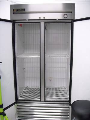 True t-35F 2 door bottom mounted reach-in freezer 