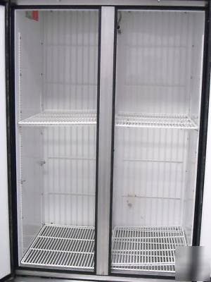True t-35F 2 door bottom mounted reach-in freezer 