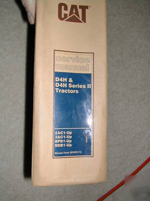 Caterpillar D4H & ii tractor dozer service manual cat