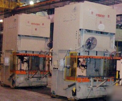 175 ton bliss double crank gap frame press