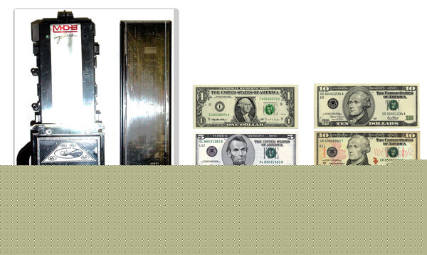 Coinco mag 50SA validator accepts 2008 $5