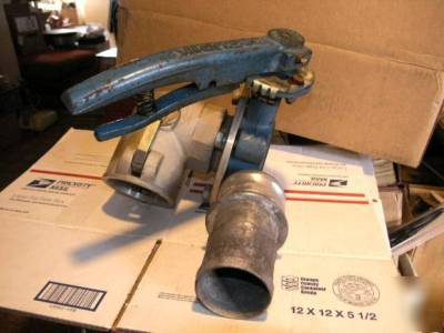 Dezurick industrial gate valve 3 inches hose interface