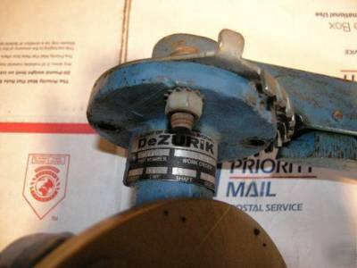 Dezurick industrial gate valve 3 inches hose interface