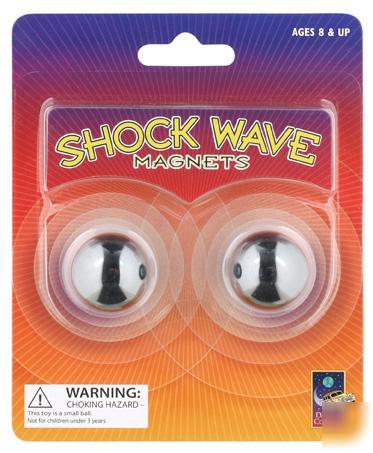 Hematite buzzing buzz round magnets pair shock wave