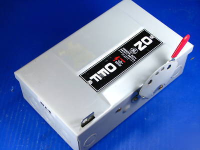 New ge safety switch enclosure 30A 240V 814E