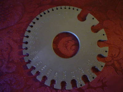 New starrett 283 u.s. standard gage n never used 
