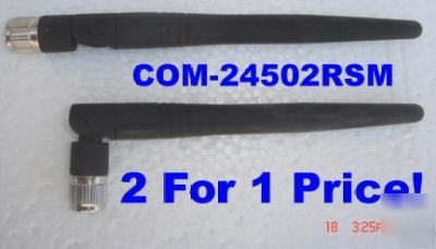 Rubber flex antenna sma male elbow 2.4GHZ not rp