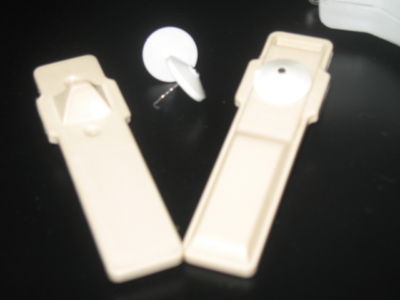 500 sensormatic ultragator hard security tags w/pins 
