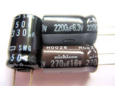 50PCS electrolytic caps kit 6.3V-160V 0.22UF-2200UF