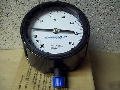 Ashcroft duragauge 30IMV & 60 psi 4 1/2 face ssl <447P2