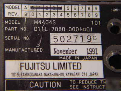 Fujitsu pos scanner with power supply-M4404A & M4404S