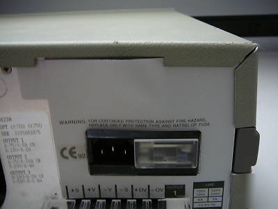 Hp 6623A system power supply cal'd w/data & warranty