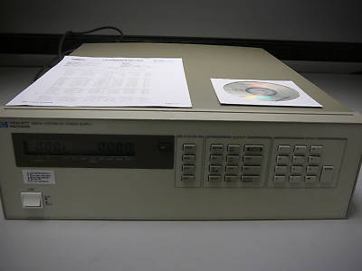 Hp 6623A system power supply cal'd w/data & warranty