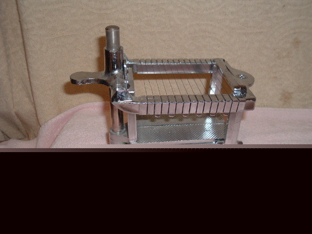 Commercial restaurant butter pat slicer cutter jadeite