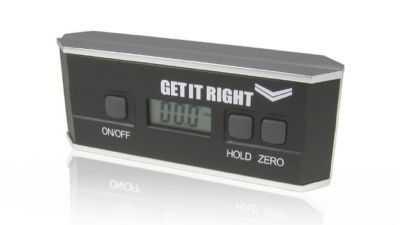 Digital protractor inclinometer angle matching finding