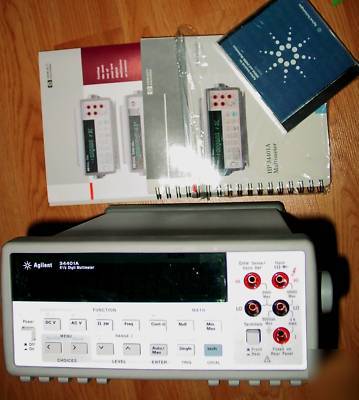 Hp agilent 34401A digital multimeter; 6.5 digits 